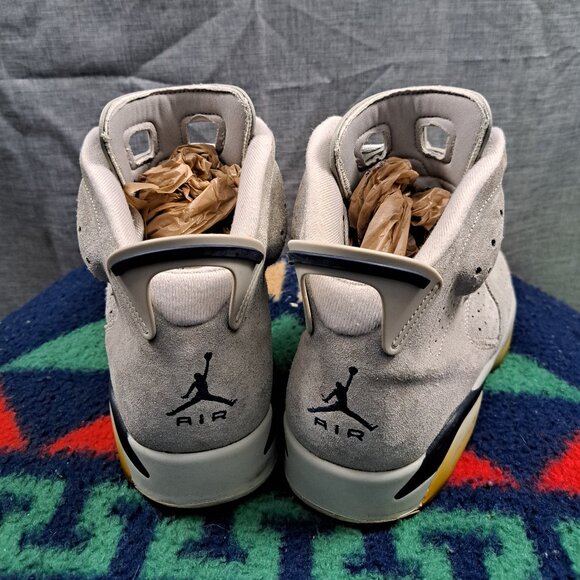 %Nike Air Jordan 6 Retro Georgetown Men\'s Size 10.5 OG Gray AJ19 main image 10
